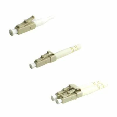 LC epoxianslutningar Simplex eller Duplex, 62,5/125 Multimode 9/125Singlemode 3.0mm 2.0mm 900µm Boots LC UPC LC APC