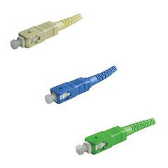 SC epoxikontakter Simplex eller Duplex, Multimode eller Singlemode 3.0mm 2.0mm 900µm Boots SC/UPC SC/APC